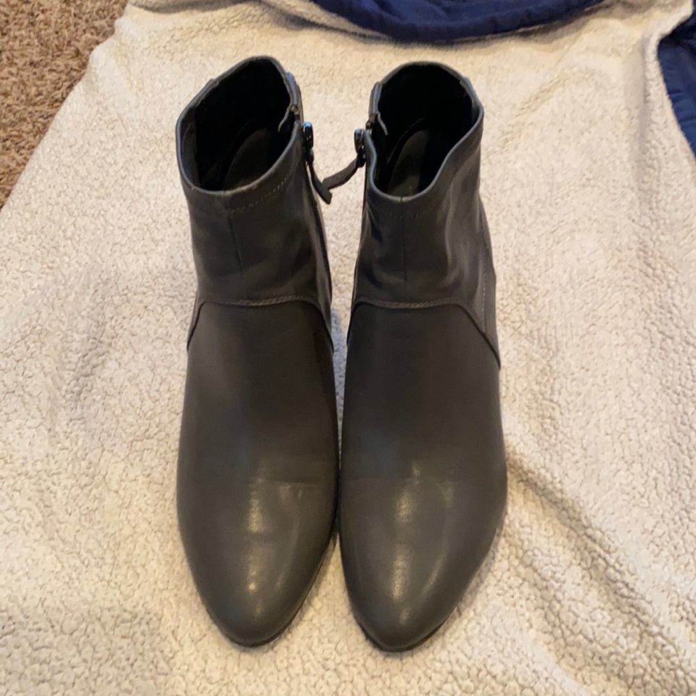 High heel booties